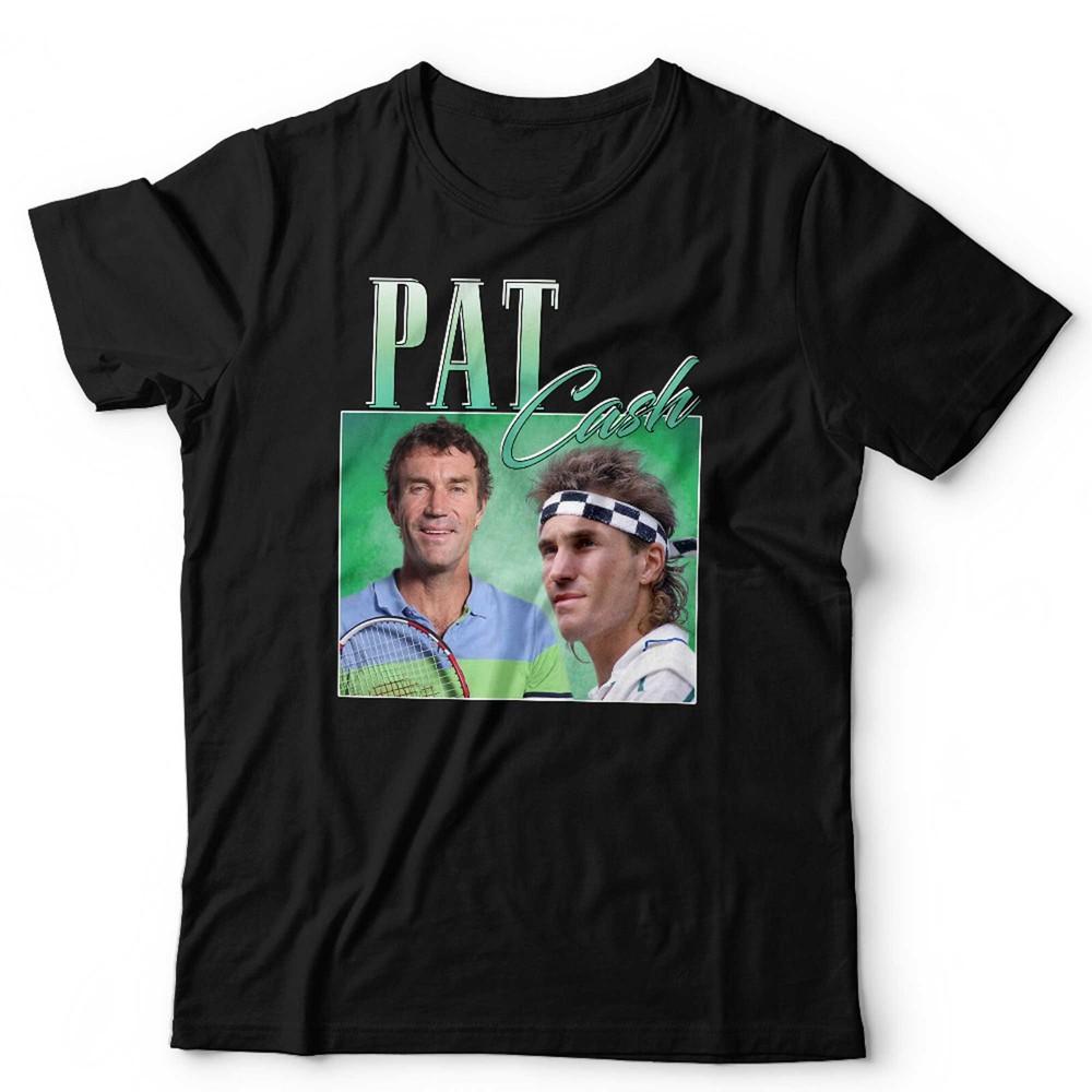 

Pat Cash T Shirt Appreciation Unisex Homage Throwback Tennis Wimbledon 2XL