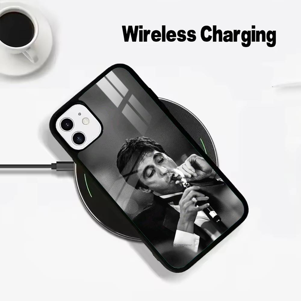 S-Scarface-Fashion Hot Wireless charging phone case compatible with iPhone 17/16/15/14/13/12/11