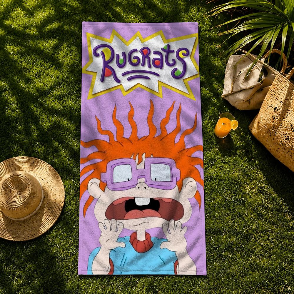 Cartoon R-Rugrats Towel Towel beach towel, quick drying absorbent bath towel for Swim,Gym,Camping,Outdoor hot