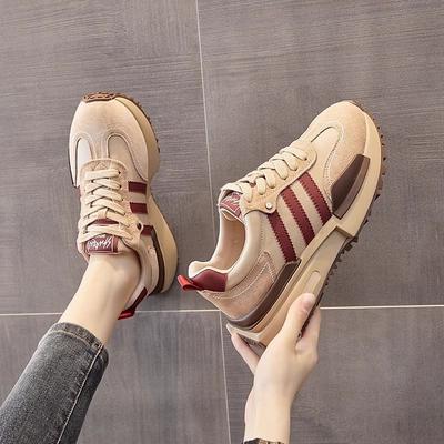 Dad Shoes Women's Soft Soles Are Not Tired of Feet, Spring 2025 Student Sports Shoes Casual Versatile Thick-soled Forrest Gump Shoes Rebound