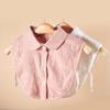 Detachable Shirt Fake Collar Cotton Ladies Fake Collar Classic Blouse False Collar  Women