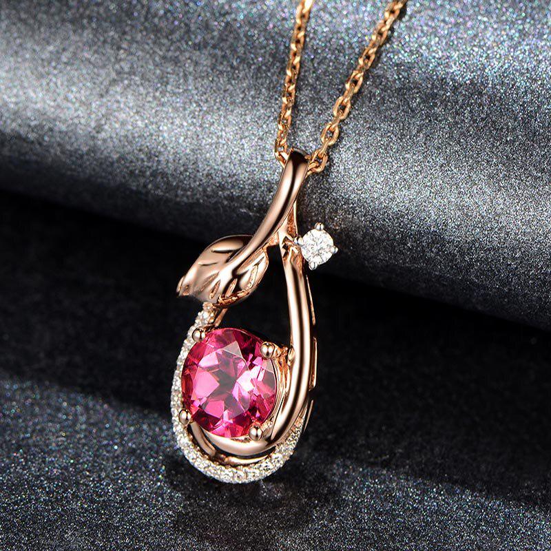 

Линдон модное ожерелье в форме листа кулон для женщин свадебный подарок ювелирные изделия