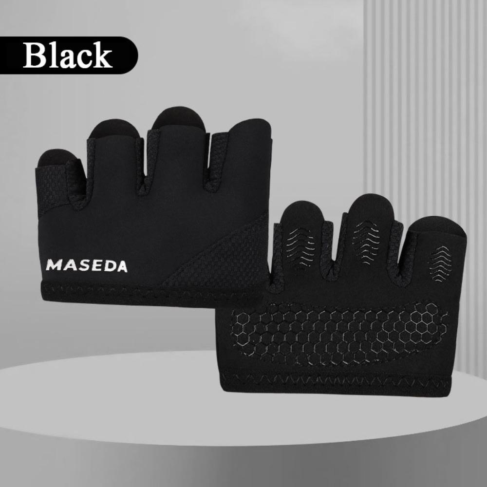 Gants de Sport à Quatre Doigts Gants Légers à Demi-doigts Gants Durables pour l'Entraînement Unisexes
