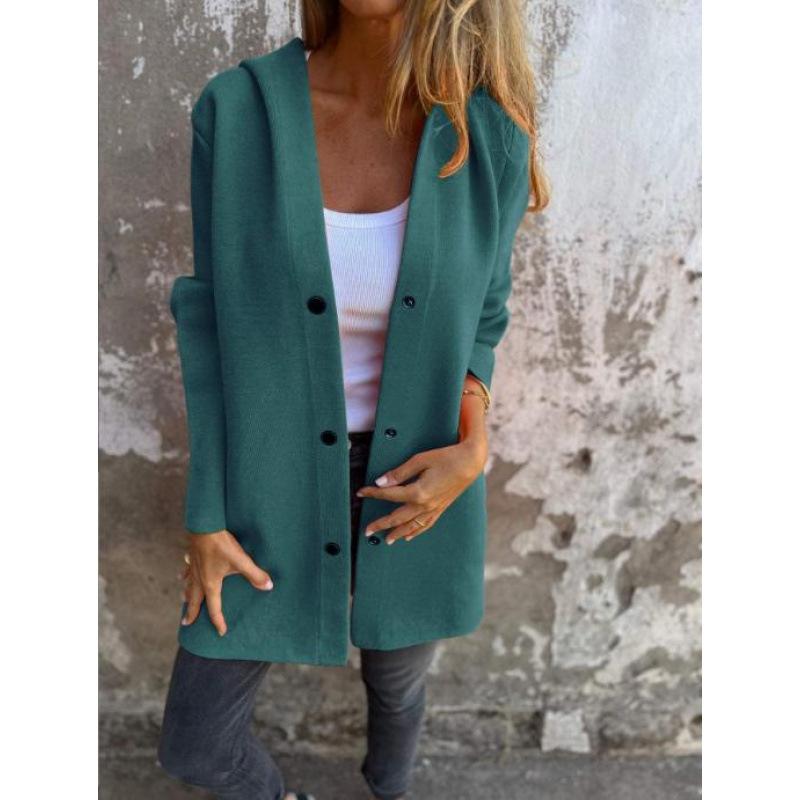 Best-selling fashion long-sleeve solid-color jackets for women