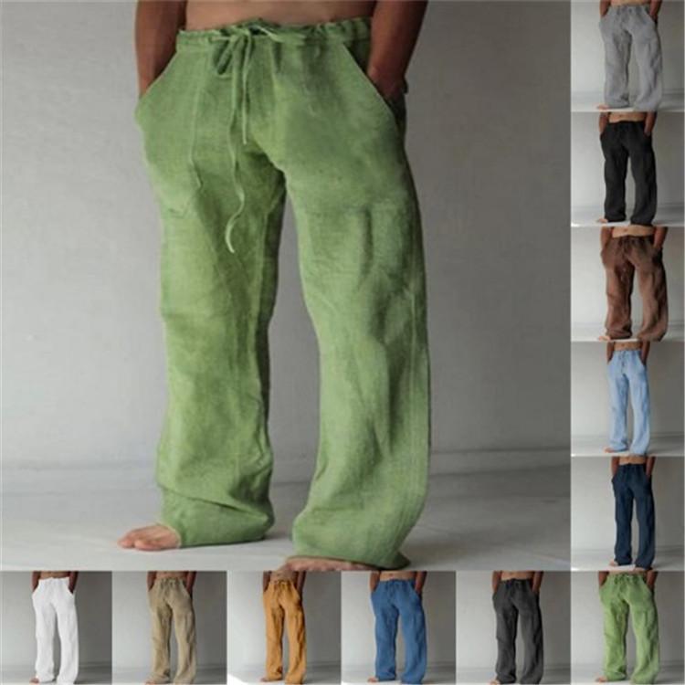 

Men s Casual Loose Fit Drawstring Waist Comfortable Pants with Pockets Multi-Color Options S чорний