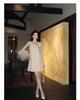 2026 Sommer A-Linien-Ärmelloses Kleid im chinesischen Stil mit Stickerei - P0150