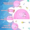 Swim Cap Cute Cartoon Children's Swimming Cap Waterproof Cap Unicorn Swimming Hat for Toddlers Kids Boys Girls