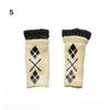 1 Paar Plastikpuppe Bunte Lange Kniehohe Stiefel Weibliche Puppenstiefel Socken Puppenschuhe Passen Fußlänge 2,2 cm Puppenzubehör