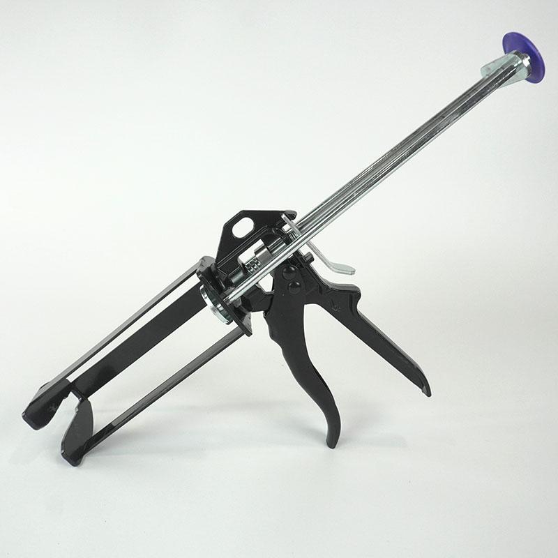 DM 250ML 10:1 Dual Tube Caulking Gun Manual Tool Epoxy Caulking Gun Push-Type Industrial Gun