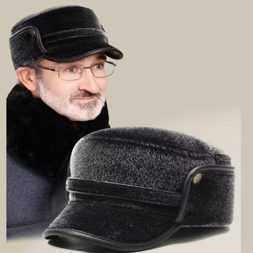 Warm Pullover Cap with Ear Flap Ear Protection Hat New Earmuffs Hat  Outdoor Sports