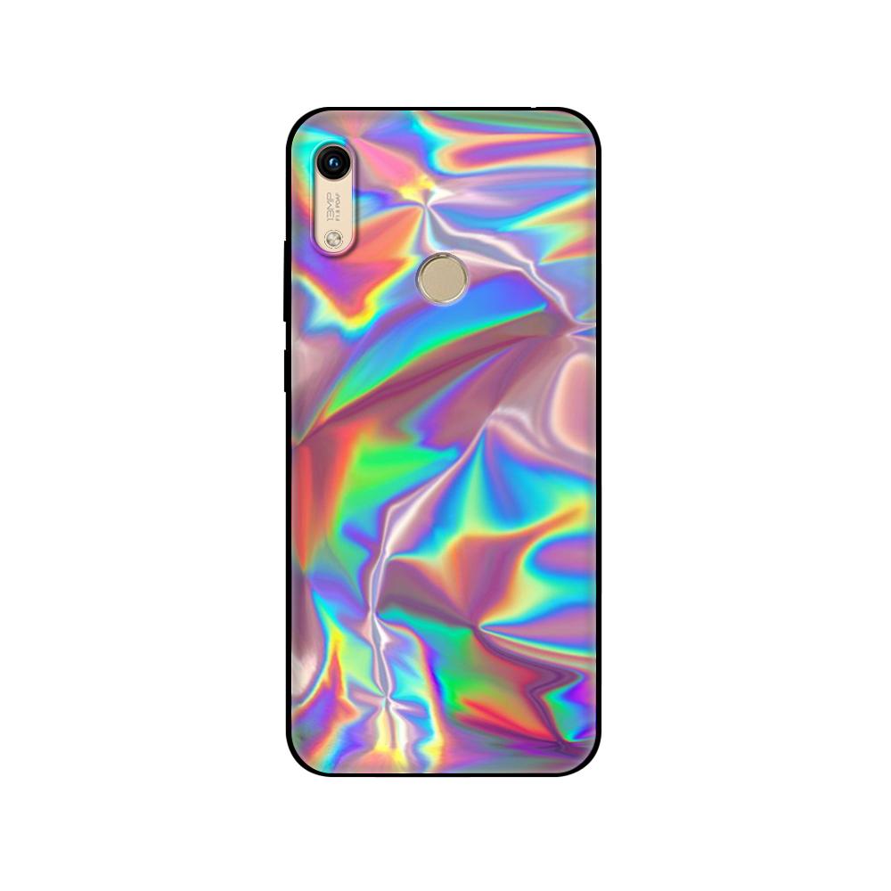 Black Tpu Case For Huawei Honor 8a Prime 8s Prime 9 Lite Honor 9A 9C 9X Premium 9x Pro 9S Case Cover Holographic Iridescent