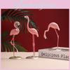 Art Flamingo Resin Sculpture For Home Office Desk Decoration Gift Colleagues For