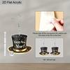 2D Flat Happy New Year Bowler Hat Dangle Earrings, Lightweight Acrylic Material, Ideal for Party Gifts, Jewelry, and New Year Gifts.