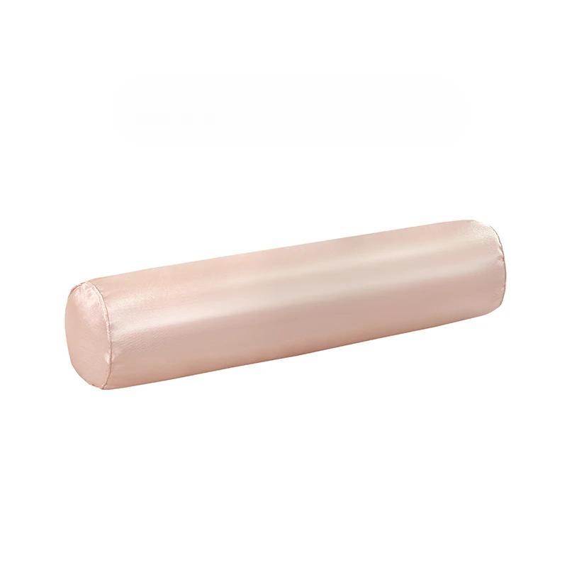 60/80/100/120cm Cervical Neck Pillow Long Body Pillow Headrest Pillowslip  Ice Silk Solid Color Cylindrical with Core Removable