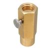 Brass CO2 Charges Adapter with Secure Connection & Extended Reach Long CO2 Cylinder Adapter Brass Fitting For Soft Drink Maker