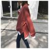 Fake two-piece velvet sweatshirt for women, new autumn and winter Korean style loose student BF Harajuku style Hong Kong style top trendy