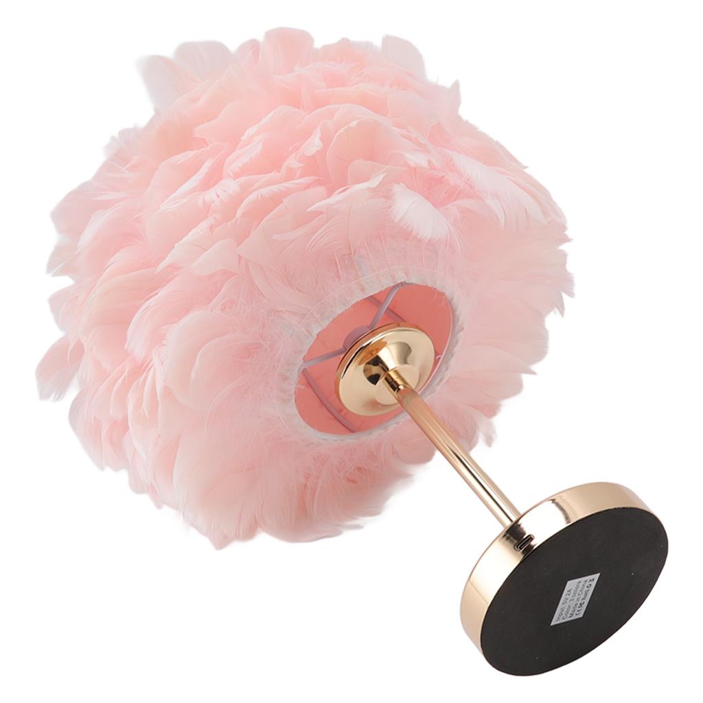 Feder Tischleuchte Touch Dimmen 3 Farbtemperaturen USB-Aufladung Dekorative Schreibtischleuchte für Restaurant