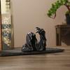 Resin Pen Holder Grim Reaper Sculpture Ink Pen Storage Case Desk Writing Stationary Organizer Office School Supplies Gift
