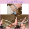 Geometric Zircon Circular Adjustable Bracelet With Cubic Zirconia For Fashionistas