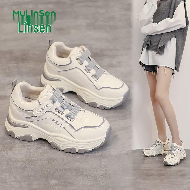 Mulinsen Women s Chunky Platform Sneakers 38