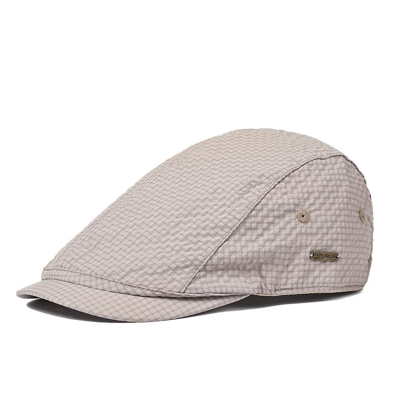 Cowboystoff Andetungehatt Herre Retro Fremoverlue Englandstil Beret Herre- og damehatt