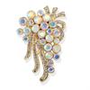 Fashion Rhinestones Grape Bouquet Shape Brooches For Women Coat Jewelry Accessories Gifts