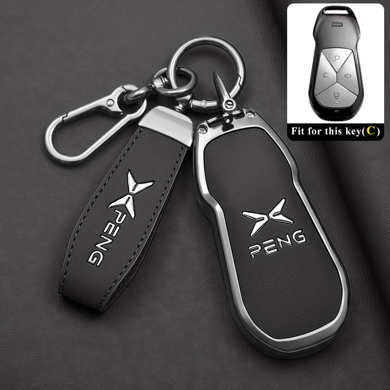 Autoschlüsselhülle für Xpeng Xiaopeng G6 2025 2026 Auto-Styling Schlüsselanhänger Fernbedienung Dekoration Abdeckung Schale Ringhalter Fob Zubehör