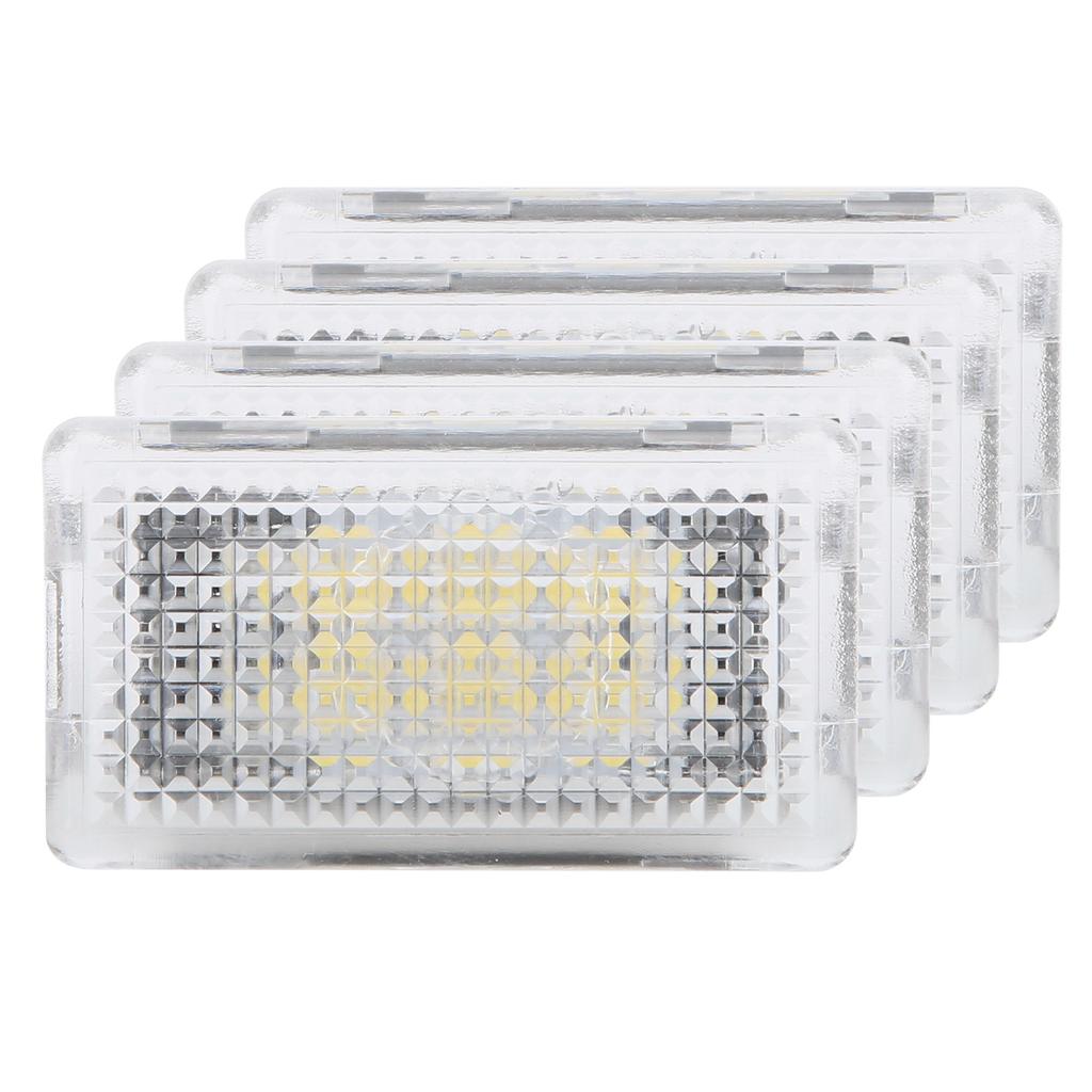 4 Stück Auto Fußraumleuchte Ultra Helle Atmosphärenlampe Ersatz für Tesla Model 3 2018‑2021Weiß