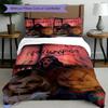 3pcs Duvet Cover Set (1*Duvet Cover + 2*Pillowcase, Without Core), Bride of Chucky Print Bedding Set, Bedroom Decor, All‑Season, Birthday Gift