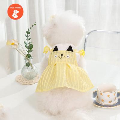 Summer Pet Clothes Cute Print Coat Small Medium Dog Cat Shirt Jacket Teddy French Bulldog Chihuahua Summer Outfit
