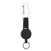 Retractable Keychain Badges Holder with 23.62inch Steel Retractable Cord Keychain Tool Steel Wire Rope Buckles Key Holder