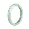 Natural Jadeite Floating Flower Jade Bangle from Guizhou
