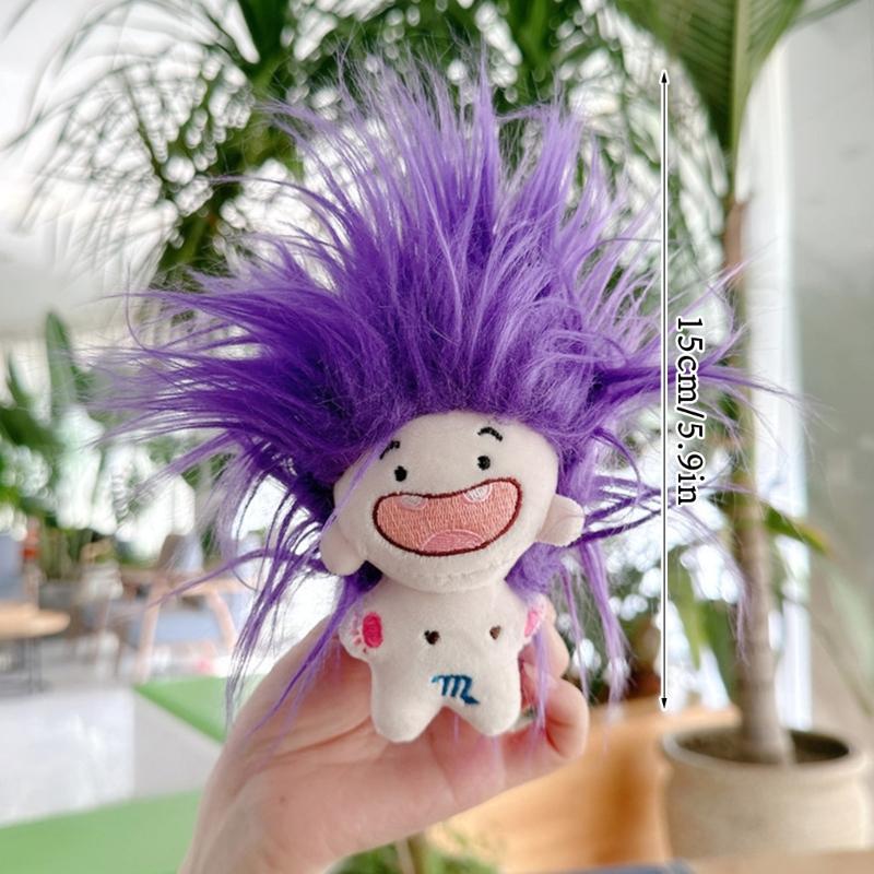 12 Colors Plush Stuffed Keychain Funny Toothless Dolls Pendant Keyring for Car Keys Bag Backpack Decor Kids Toy Gift