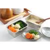 Set of 2 Stainless Steel Storage Containers with Lids 1214797