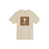 FW22 Letter Pattern Printed Round Neck Short Sleeve T-Shirt Men T-Shirts Khaki CE544-UC6