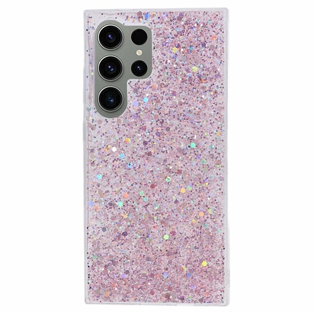For Samsung Galaxy S25 Ultra Case Shockproof Soft TPU Phone Cover Glittery Design