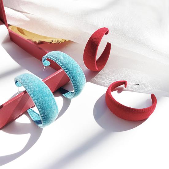 

Women Winter Fall Vintage Hoop Earrings Ear Studs Gift for Party Banquet Club