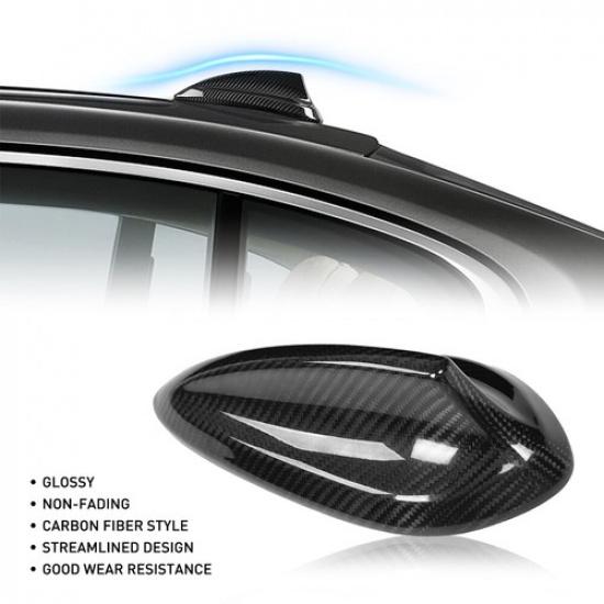 Fit BMW F30 F22 F32 F36 M4 F80 REAL CARBON M3 FIBER SHARK FIN ANTENNA COVER USA