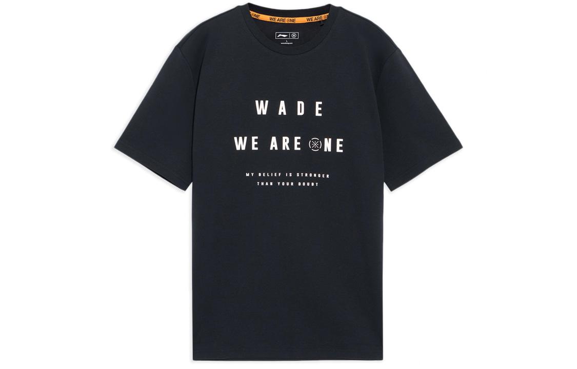 Li Ning Wade Collection T Shirts Men s Crew Neck Moderate Straight Fit AHSS067-1 M