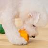 Squeaky Fruit Dog Toy Latex Dog Chew Toy Cute Fruit Shape Puppy Teething Toy for Small Medium Dogs Teeth Cleaning