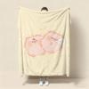 Best Seller Pink Pig Pattern pink Blanket Cute Cartoon Custom Print Blanket for Bedroom Sofa Living Room Home Decor Gift Use