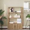Sideboard Artisan Oak 30 x 80 x 119.5 cm Wood Based Material