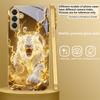 Goldener Adlerkopf Für Samsung A 31 32 A33 A34 35 14 A15 13 A16 25 A26 50 52 53 54 55 56 70 71 72 73 Goldene Glas-Handyhülle