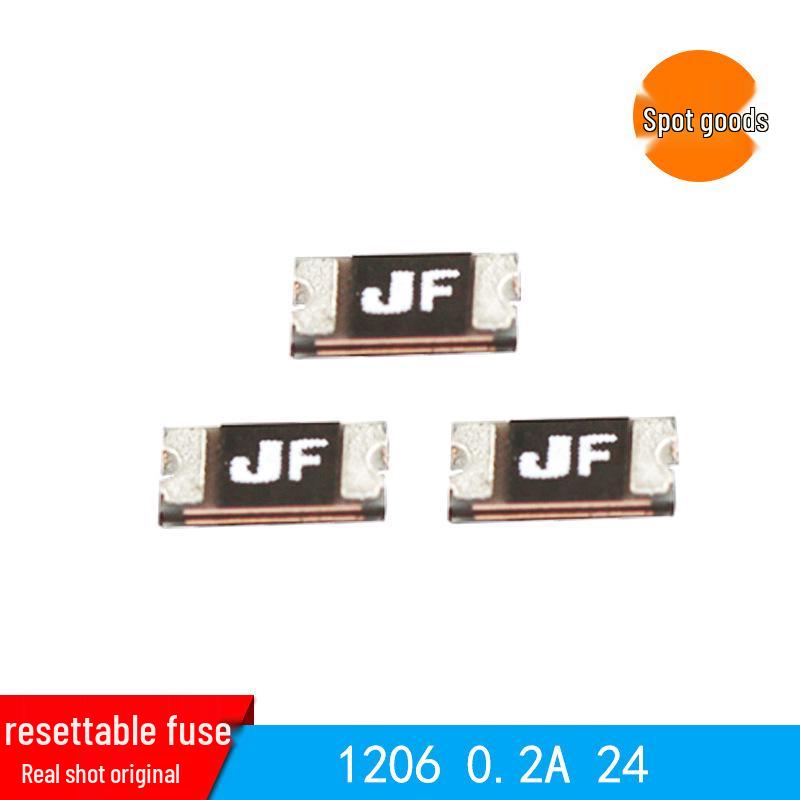 Jinke 1206 PTC Self-Healing Fuse, 0.2A/24V, 200mA Capacity, In Stock
