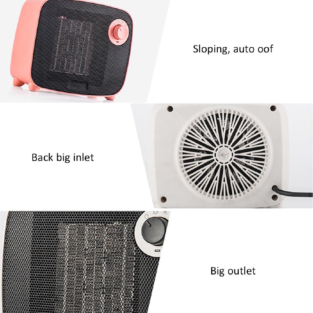Small Handy Heater Fan 1500W Electric Space Mini Heater Fan 220V Desktop Fan Portable Warmer Air Blower Fan