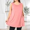 BFCCQB Bluse e Camicie da Donna Moda Casual Estive Primaverili Senza Maniche Girocollo
