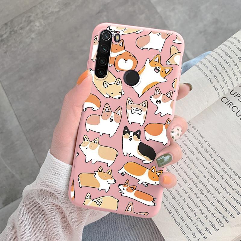 For Redmi Note 8 Pro 8T Back Cover Protective Case Soft Silicone Cute Cartoon Cat Frog Funda Phone Case For Xiaomi Redmi Note 8