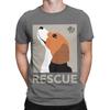 Rescue Beagle Funny 100 Cotton Tshirt Beagle Tees Tops For Unisex