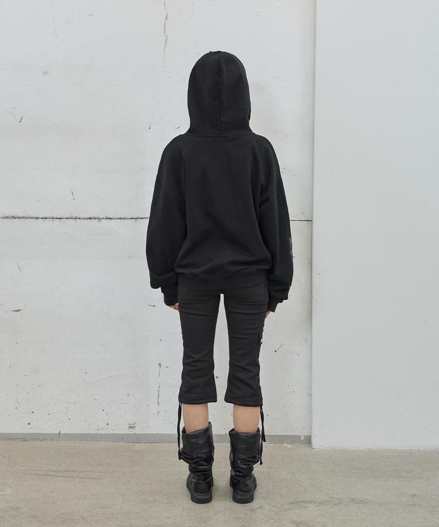 41Pray Midnight Horse Zip-Up Hoodie / Black