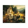 Religion Decorative Jesus On Jerusalem Canvas Oil Painting Christianity Poster Living Room Church Wall Art Picture Decoration